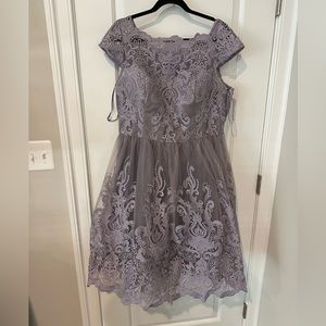 Vintage Lavender Dress Size 16